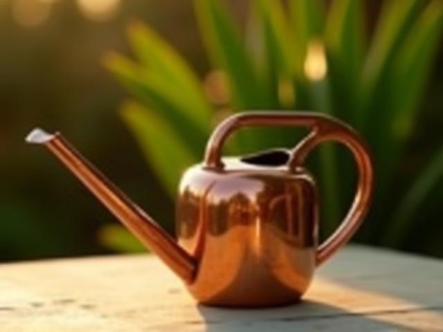 手作りの銅製じょうろ『古都』